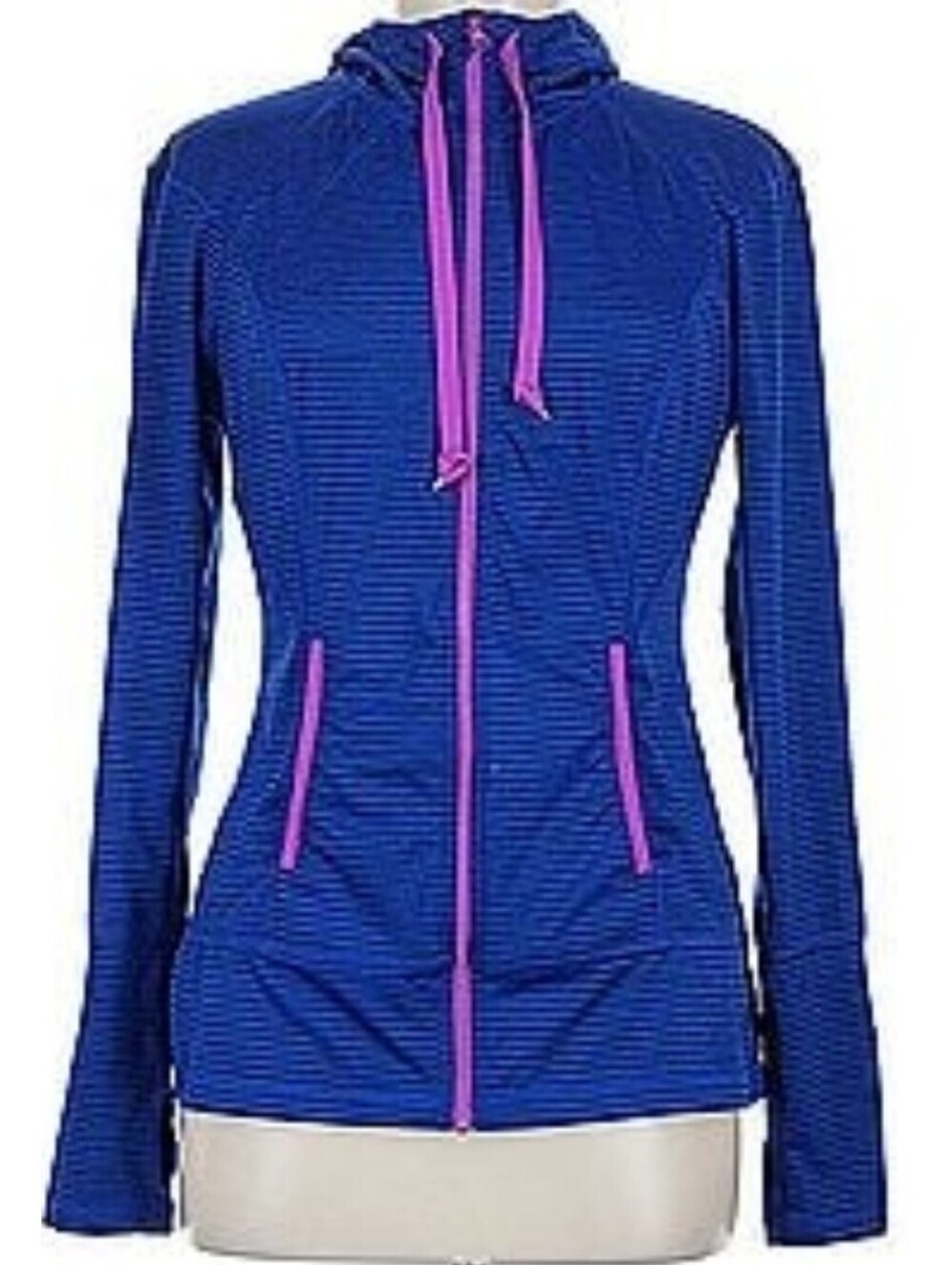 Lukka Women's Blue/Pink Athletic Hoodie Jacket Sz XL